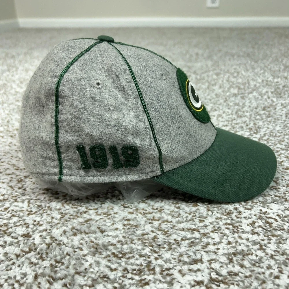 Green Bay Packers‎ Hat Cap Flex Youth One Size Gray Green NFL Football New Era